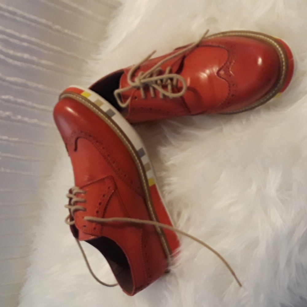 Red Cappelletti Oxfords Womens